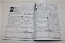 VJ Singh Signed 2000 Masters Players Guide JSA ALOA