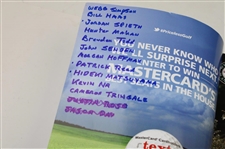 Multi Signed 2014 Tour Championship Program JSA ALOA