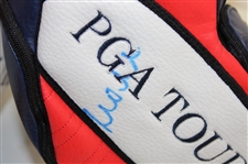Larry Mize, Mike Weir & Sandy Lyle Signed PGA Tour Mini Golf Bags JSA ALOA