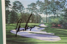 Gary Player Signed Augusta National Golf Club 'Undulation' Print - Framed JSA ALOA