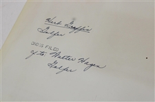 1949 Horton Smith, Herb Graffis & Walter Hagen Wilson Staff Advisory Photo