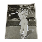 Johnny Farrell B & W Post Swing Photo