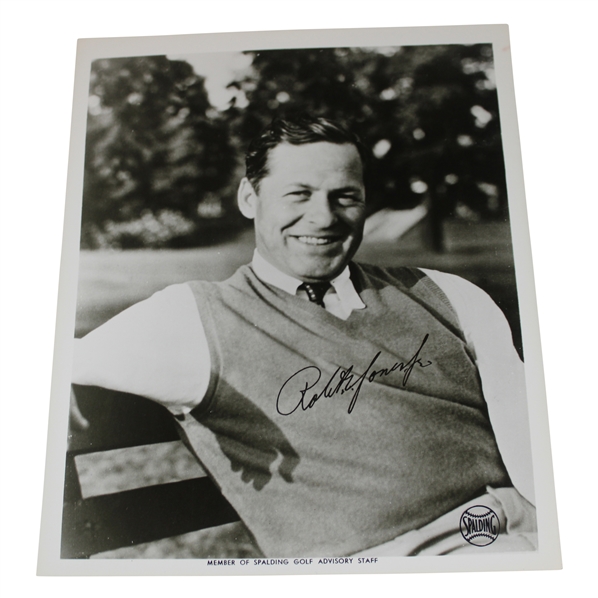 Bobby Jones Spalding Golf Advisory Staff Photo w/Facsimile Signature