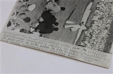 Sam Snead 1949 Masters Winning Putt AP Wire Photo