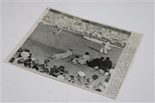 Sam Snead 1949 Masters Winning Putt AP Wire Photo