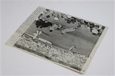Sam Snead 1949 Masters Winning Putt AP Wire Photo