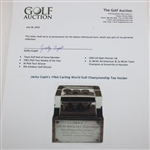 Jacky Cupit's 1966 Carling World Golf Championship Tee Holder