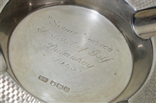 Jacky Cupit's 1963 Dalmahoy Senior Service Festival Of Golf Ashtray