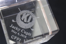 Jacky Cupit's 2018 Keith Ingram Memorial Golf Tournament Glass Trophy
