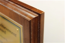 Jacky Cupit's 2018 Lifetime Achievement Award Plaque