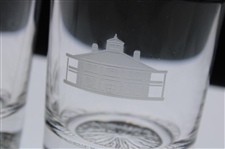 Two (2) Augusta National Golf Club Clubhouse Rocks Glasses