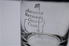 Two (2) Augusta National Golf Club Logo Rocks Glasses