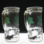 Pair of Classic 'The Green Jacket Restaurant - Home of the Masters' Golf Bag Drinking Glasses
