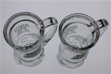 Pair of Classic 'The Green Jacket Restaurant - Home of the Masters' Golf Bag Drinking Glasses