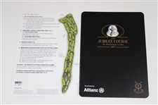 St. Andrews Pouch w/Two (2) Yardage Guides, Three (3) Scorecards, Divot Tool, Tees & Pencil