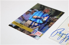 Payne Stewart, Calvin Peete & John Daly Signed 1991 Ryder Cup Gameplan Leisure Card