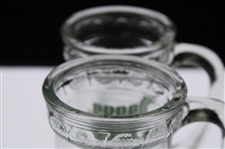 Pair of Classic 'The Green Jacket Restaurant - Home of the Masters' Golf Bag Drinking Glasses