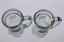 Pair of Classic 'The Green Jacket Restaurant - Home of the Masters' Golf Bag Drinking Glasses