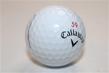 Annika Sorenstam Signed Callaway '59' Logo Golf Ball JSA ALOA