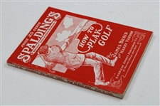Spalding's Red Cover 'How To Play Golf' Book by Harry Vardon & James Braid 