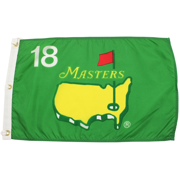 Classic 1994 Masters Tournament Emerald Green w/Yellow Logo Center Flag