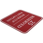 2016 Ryder Cup at Hazeltine Tournament-Used 'Past Captain' Reserved 14x14 Parking Sign