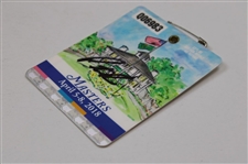 Patrick Reed Signed 2018 Masters Tournament SERIES Badge #Q06983 JSA ALOA