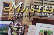 Tiger Woods Signed 2005 Masters Tournament Journal JSA ALOA