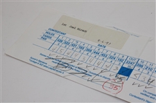 Joel Hirsch Signed Western Amateur Championship Scorecard