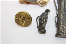 Seven (7) Pieces Of Golf Jewelry