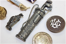 Seven (7) Pieces Of Golf Jewelry