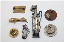 Seven (7) Pieces Of Golf Jewelry