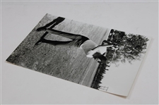 Tony Lema B & W Mid-Swing Photo
