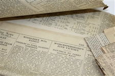 1931 Open Championship at Carnoustie Newspaper Articles From Henry Cotton Estate