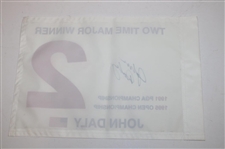 John Daly Signed 2 Time Major Winner Flag - Daly Collection JSA ALOA