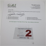 John Daly Signed 2 Time Major Winner Flag - Daly Collection JSA ALOA