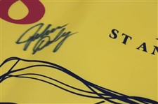 John Daly Signed 2022 OPEN Championship at St Andrews Yellow Flag JSA ALOA