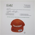 John Daly & John Daly Jr Signed Hooters Hat - Daly Collection JSA ALOA
