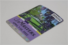 2022 Masters Tournament SERIES Badge #Q05204- Scottie Scheffler Winner