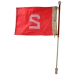 #2 Pin Flag With Golf Ball On Top