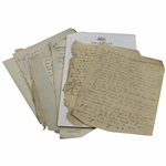 Correspondence About 1923 School Cricket Match Scuffle And T. H. Cotton