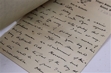 Correspondence About 1923 School Cricket Match 'Scuffle' And T. H. Cotton