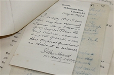 Correspondence About 1923 School Cricket Match 'Scuffle' And T. H. Cotton