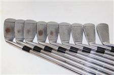 Ben Crenshaw's Personal Match Used Yonex 2-10 Iron Set
