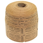 Large Roll of Arnold Palmer Putting Courses Tickets