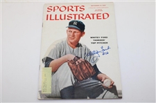 Whitey Ford, Hank Bauer & Gil Mcdougald Signed Sports Illustrated Magazines JSA ALOA