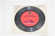 Legends Signed Giants License Plate, Kyle Rote Signed 1965 Football Vinyl Record & 1950 Giants Press Guide JSA ALOA