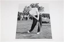 Jack Nicklaus Original Lester Nehamkin Photos & Negatives w/ Articles & 1980 U. S. Open Press Badge