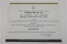 Littler Signed 1963 Menu, Miller Signed Cut, Johnny Miller Extra Buttons & 1973 Walker Cup Scorecard JSA ALOA