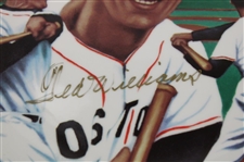Ted Williams Signed 1987 Ltd Ed Ted Williams Plate #537/3000 JSA ALOA